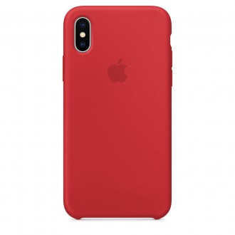 Модный, стильный чехол Apple Silicone Case для iPhone X/Xs RED создаст вам идеал. . фото 2