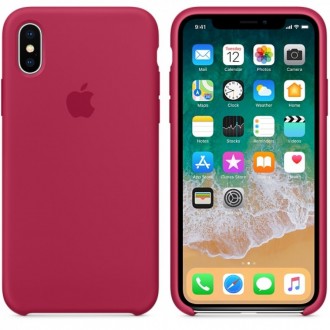 Модный, стильный чехол Apple Silicone Case для iPhone Xs Max Rose RED создаст ва. . фото 3