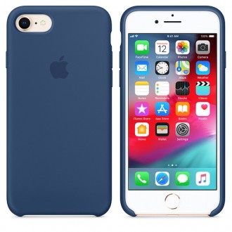 Модный, стильный чехол Apple Silicone Case для iPhone 7 Blue Cobalt создаст вам . . фото 3