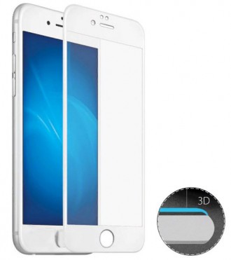 Закалённое 3D-стекло обеспечивает экрану смартфона Apple iPhone защиту от пыли, . . фото 5