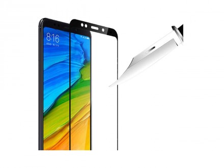 Защитное 5D стекло на весь экран для Xiaomi выполнено из качественного закаленно. . фото 6
