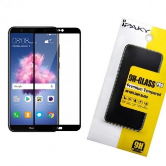 Качественное защитное стекло iPaky для Huawei P Smart. Цвет - Черный. Если вы яв. . фото 2
