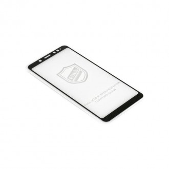 Качественное защитное стекло iPaky для Samsung A605 (A6 Plus 2018). Цвет - Black. . фото 4