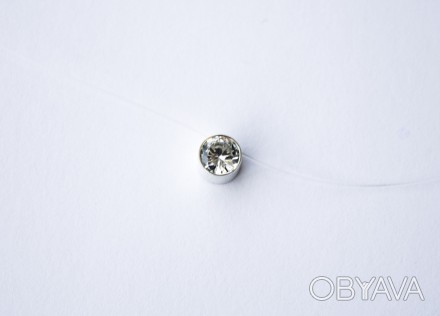 Кулон из серебра представляет из себя изящную бусинку украшенную нежным камнем н. . фото 1
