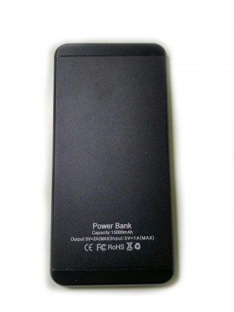 УМБ портативная зарядка Power Bank UKC M6 15000 mAh Iphone style Black. Портатив. . фото 3
