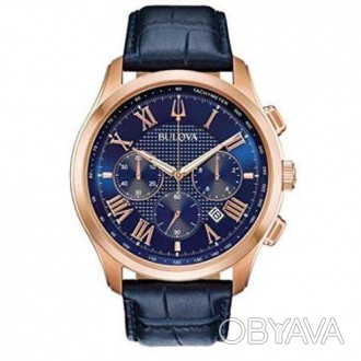Мужские наручные часы BULOVA 97B170 Темно-синий (nir-1153)