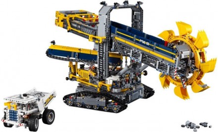 LEGO TECHNIC 42055 КАРЬЕРНЫЙ КОЛЕСНЫЙ ЭКСКАВАТОР Характеристики: • Количест. . фото 2