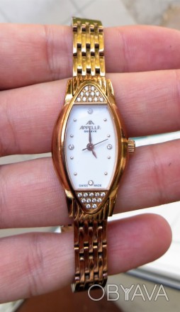 Продам женские оригинальные швейцарские часы Appella 4090A.
Механизм швейцарски. . фото 1