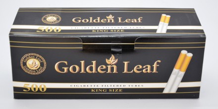 Гильзы для набивки табаком Golden Leaf, производства Польша, в упаковке 100 штук. . фото 6