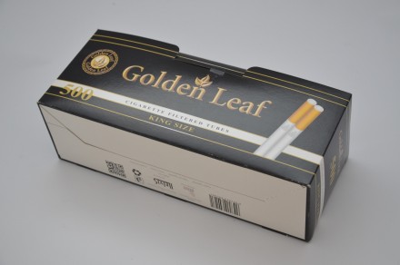 Гильзы для набивки табаком Golden Leaf, производства Польша, в упаковке 100 штук. . фото 3