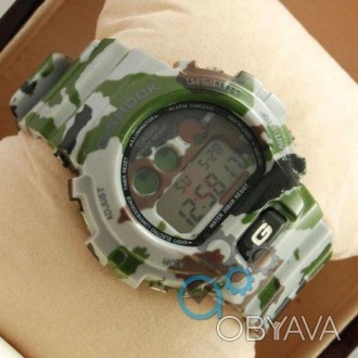 Мужские спортивные часы (копия) G-Shock DW-6900 Militari Gray. . фото 1