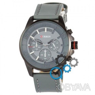 Наручные мужские часы (копия) Curren Style 8187 Black-Grey. . фото 1
