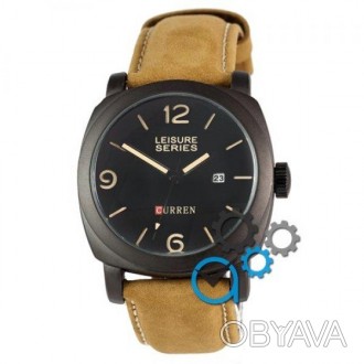 Наручные мужские часы (копия) Curren 8158 All Black. . фото 1