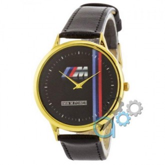 Наручные мужские часы (копия) Часы BMW M Power c Gold-Black. . фото 2