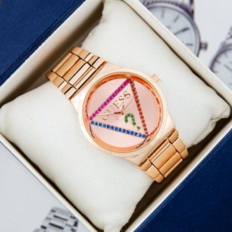 Женские наручные часы (копия) Guess 7156 Pink Gold. . фото 2