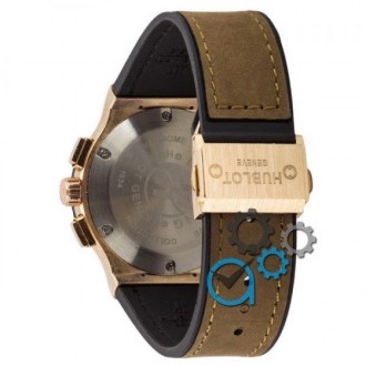 Наручные мужские часы (копия) Hublot Classic Fusion Quartz Brown-Gold-Brown. . фото 3