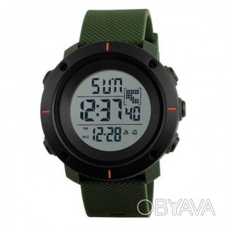Мужские спортивные часы (копия) Skmei 1213 Black-Military. . фото 1
