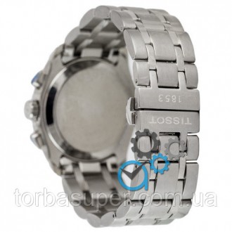 Механические часы мужские Tissot T-Classic Couturier Chronograph Steel Silver-Wh. . фото 3