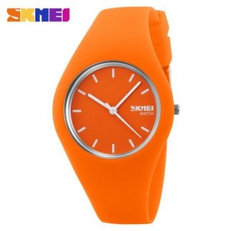 Мужские спортивные часы (копия) Skmei 9068 Orange. . фото 2