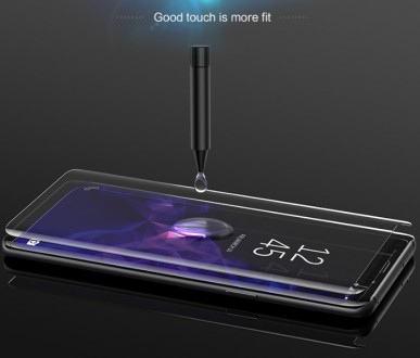 Защитное ультрафиолетовое стекло на Samsung S10 S10 lite s10 plus Note 9 Note 8 . . фото 3