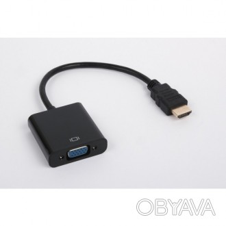 Преобразователь HDMI - VGA, 0.20 м 
Преобразует сигнал HDMI видео в аналоговый . . фото 1