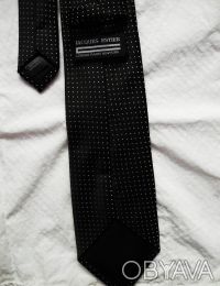 Мужской галстук черный в белый крап JACQUES ESTIER London Paris
Состояние как н. . фото 5