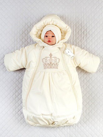 Комбинезон-мешок "Королевский" для новорожденного
Практичный, удобный, красивый!. . фото 2