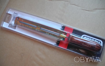 Обойма Орегон 16265 напильник 4,0 мм с направляющей и ручкой 
Сделано в США

. . фото 1