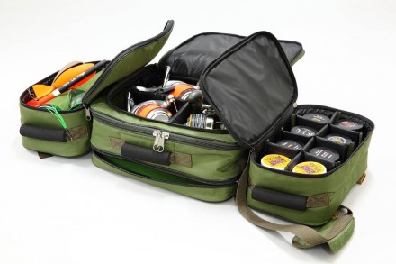 Универсальная сумка для катушек Fisher- состоит из 4 - х частей
-1 Отделение для. . фото 4