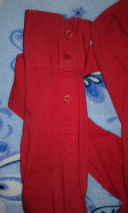 Блузка Zara, цвет красный, размер указан XS, но я ношу М и мне как раз. Состояни. . фото 4