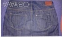 Юбка джинсовая. размеры: талия 38 см, длина 30 см.
Состав 99% хлопок, 1% эласта. . фото 3