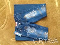 новые джинсы YEMONID Размер 24 , длинна изделия 105 см, по талии 64см , по бедра. . фото 2