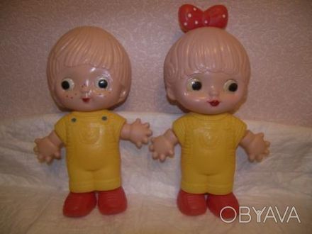 Куклы винтажные периода СССР, новые 38 см

 Очаровательные  пластиковые малыши. . фото 1