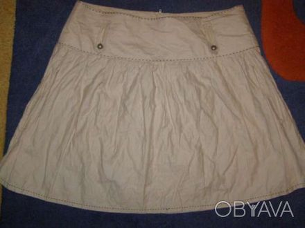 Продается новая юбка Yessica. Цвет светло-кофейный. Размер М. Талия 39 см, длина. . фото 1