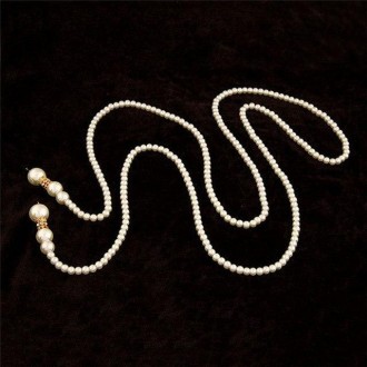 Материал ювелирный сплав
Ожерелье 115 см
Вставка жемчуг искусственный
 
 
 
 
 
. . фото 3