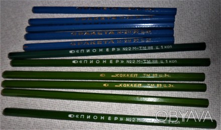 Продам новые не заточенные советские карандаши разной твердости. Цена за все 16 . . фото 1