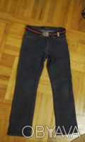 Продам модные джинсы на пуговицах для мальчика.  
Фирма Kslims.  
Цвет синий. . . фото 2