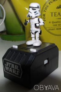Марширующий Штурмовик или Дарт Вейдер игрушка музыкальная Space Opera Star Wars.. . фото 2