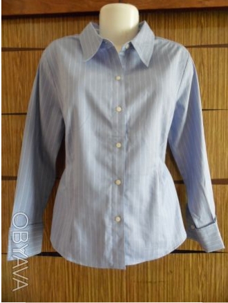 Сток.Блуза-рубашка. классическая,новая.
Фирма GIANI FEROTI.
Размер L - идет на. . фото 1