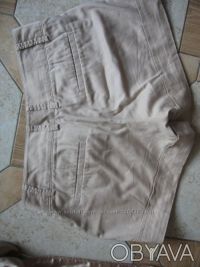 бежевые шортики Резервд С-ка, отличная ткань (типа тонкой костюмной), отлично де. . фото 4