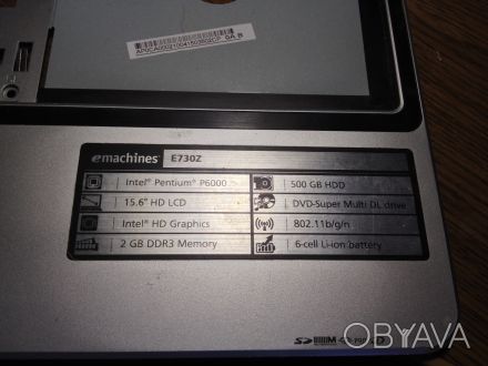 Ноутбук eMachines E730Z разборка 
Материнка продана
Батарея продана
Матрица п. . фото 1
