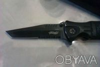 Продам складной нож Walther Black Tac Tanto, нож б/у, состояние нового, не точил. . фото 3