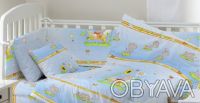 Детские сменные постельные комплекты (из 3х частей) в кроватку для новорожденных. . фото 3
