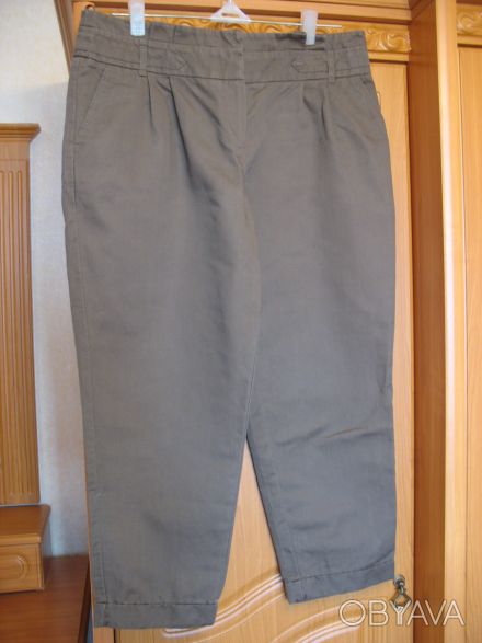 Продаю брюки Next коричневого цвета, 14 размера (48), б/у. Есть два кармана впер. . фото 1