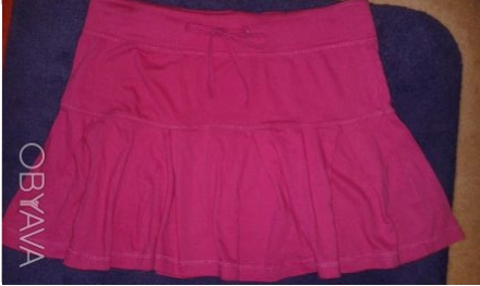 Продается новая юбка розовая Denim co . Размер М (талия 36 см, длина 35 см). 100. . фото 1