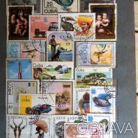 Продается старый альбом коллекционных марок.Есть интересные. Cuba correos (1970-. . фото 7
