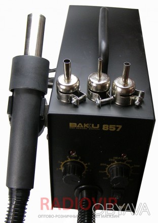 Паяльная станция BAKKU BK-857 идеально подходит для пайки электронных компоненто. . фото 1