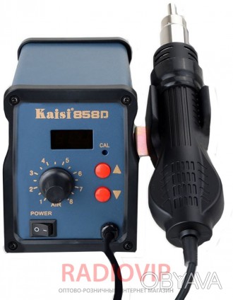 Паяльная станция Kaisi 858D (фен+паяльник) - это мощная и компактная паяльная ст. . фото 1