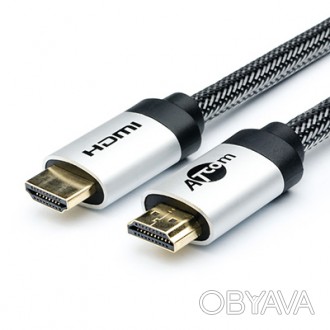 Кабель HDMI-HDMI 15 метровHIGH speed Metal gold 
- позолоченные разъемы;
- подде. . фото 1
