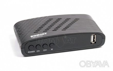 Тюнер цифровой Romsat T8005HD (формат DVB - T2) - цифровой эфирный приемник с пу. . фото 1